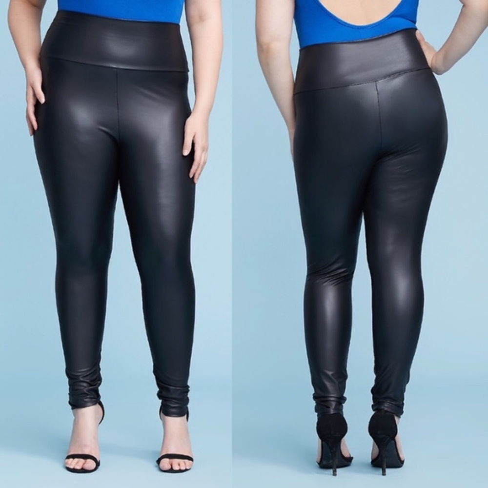 PLUS SIZE Hi Waist Leggings - Picture 3 of 4
